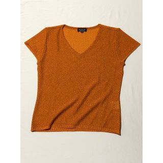 ソニアリキエル(SONIA RYKIEL)の春夏 未使用 ソニアリキエル ラメ入り半袖トップス(Tシャツ(半袖/袖なし))