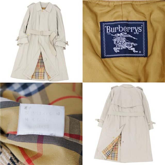 BURBERRY(バーバリー)のバーバリー コート シングル トレンチコート ライダーコート メンズ ライナー メンズのジャケット/アウター(ステンカラーコート)の商品写真