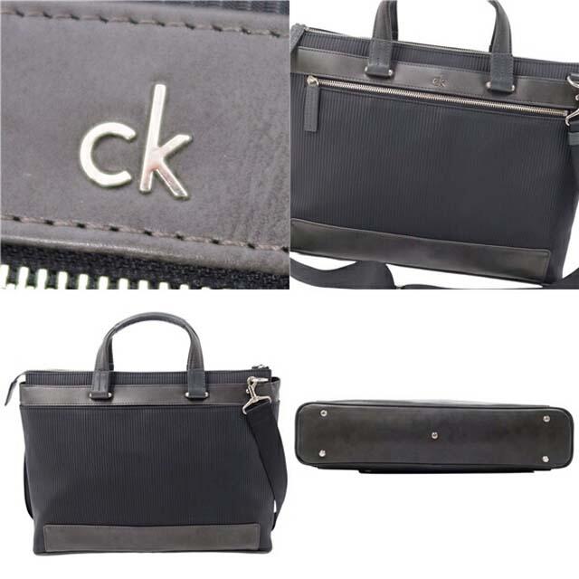 美品】カルバンクライン CK ブリーフケース 2way リュック ナイロン