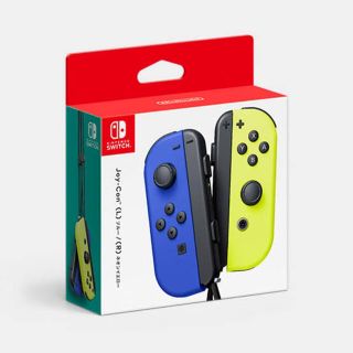 ニンテンドウ(任天堂)の【新品】Joy-Con(L) ブルー／(R) ネオンイエロー(家庭用ゲーム機本体)