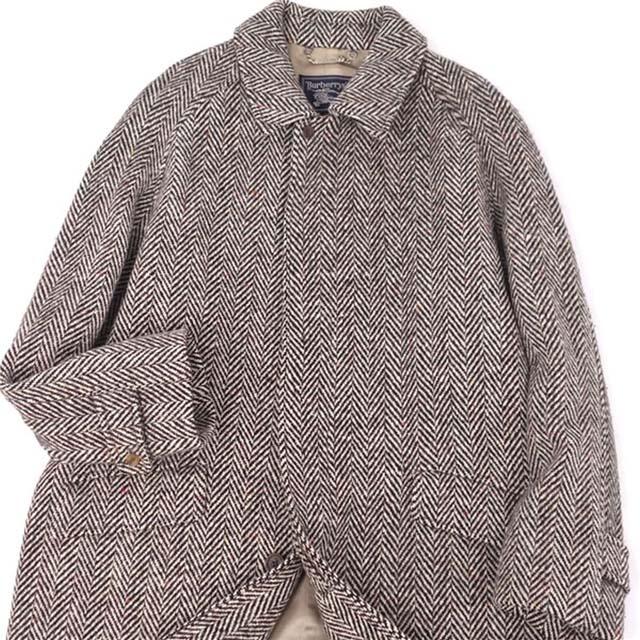 BURBERRY(バーバリー)のバーバリー コート ウール ツイード ステンカラー バルマカーン メンズ LL メンズのジャケット/アウター(ステンカラーコート)の商品写真