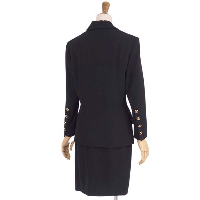 celine(セリーヌ)のセリーヌ スーツ セットアップ ウール ジャケット 金ボタン スカート レディースのフォーマル/ドレス(スーツ)の商品写真