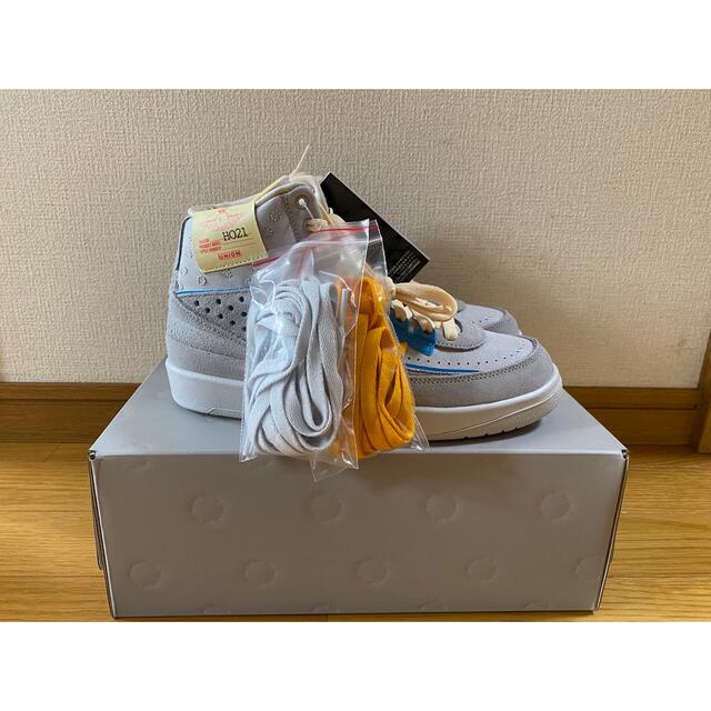 NIKE(ナイキ)のUnion Nike Air Jordan 2 Grey Fog 24cm メンズの靴/シューズ(スニーカー)の商品写真