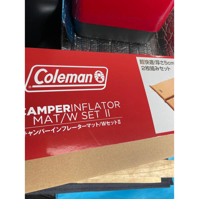 Coleman(コールマン)のキャンパーインフレーターマットWセットⅡ（コヨーテ） スポーツ/アウトドアのアウトドア(寝袋/寝具)の商品写真