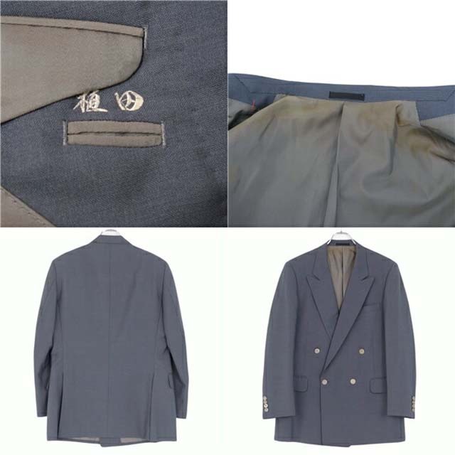 BURBERRY(バーバリー)のバーバリー ジャケット ブレザー ダブル テーラードジャケット ウール メンズ メンズのジャケット/アウター(ステンカラーコート)の商品写真