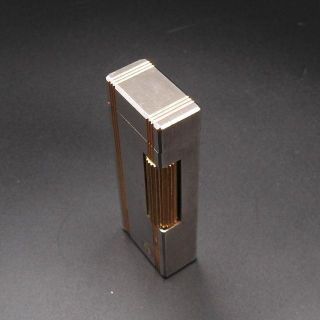 Dunhill - 希少【着火確認済み】ダンヒル ゴールド×シルバー dロゴ入り