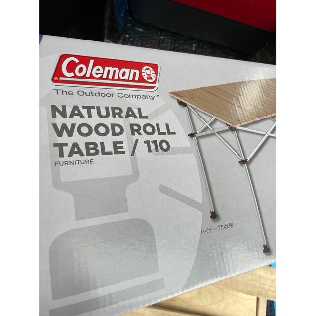 Coleman コールマン ナチュラルウッドロールテーブル 110 新品