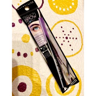 メイベリン(MAYBELLINE)の【新品未使用】 ファッションブロウ  パウダーインペンシル  PR1  パープル(アイブロウペンシル)