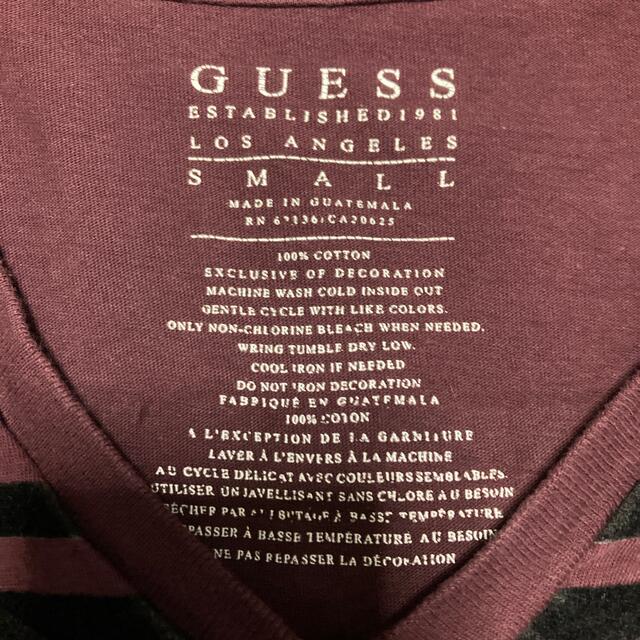 GUESS(ゲス)のGUESS  メンズ Tシャツ  S  古着 メンズのトップス(Tシャツ/カットソー(半袖/袖なし))の商品写真