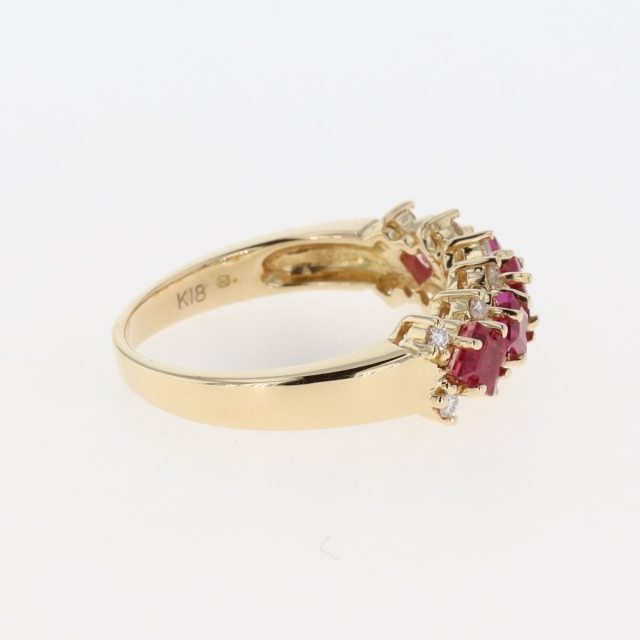 リング MIKIMOTO - ミキモト ルビー デザインリング 12号 YG の通販 by