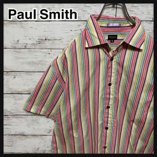 ポールスミス(Paul Smith)の【即完売品】ポールスミス☆マルチストライプ　最高デザイン半袖シャツ入手困難　美品(シャツ)