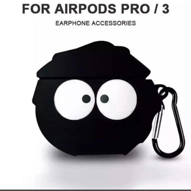 ♥️まっくろくろすけ☻Airpods pro ケース✨トトロ✨ スマホ/家電/カメラのスマホアクセサリー(モバイルケース/カバー)の商品写真