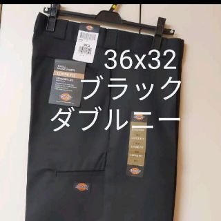 ディッキーズ(Dickies)の新品 36x32 BK ダブルニー ワークパンツ ディッキーズ ブラック(ワークパンツ/カーゴパンツ)