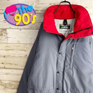 エルエルビーン(L.L.Bean)の90's エルエルビーン   USA製　中綿ナイロンジャケット　ゆるだぼ  希少(ナイロンジャケット)