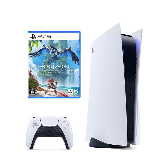 家庭用ゲーム機本体PS5本体＋Horizon Forbidden Westセット　新品