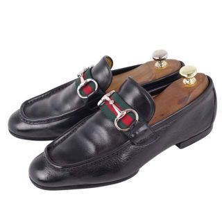 Gucci - グッチ ローファー ホースビット シェリーライン カーフ