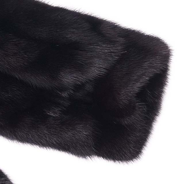 ミンクファー コート ショート丈 毛皮 アウター ショールカラー レディース F レディースのジャケット/アウター(ブルゾン)の商品写真