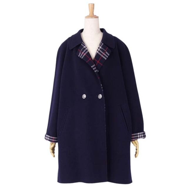 BURBERRY - バーバリー コート ウール カシミヤ 裏チェック BURBERRY - バーバリー コート ウール カシミヤ 裏チェック