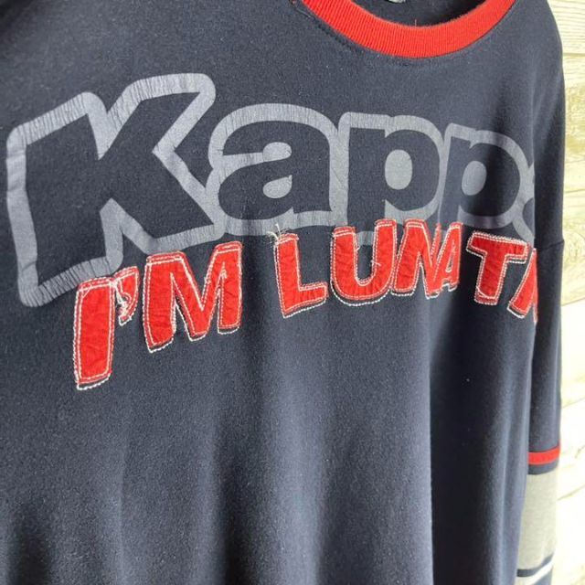 Kappa(カッパ)の90's kappa  カッパ　ロゴ刺繍　ゆるだぼ  YESプリント　Tシャツ メンズのトップス(Tシャツ/カットソー(七分/長袖))の商品写真