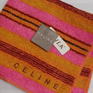 セリーヌ(celine)の値下げ📌セリーヌ☆シルク混大判タオルハンカチ(ハンカチ)