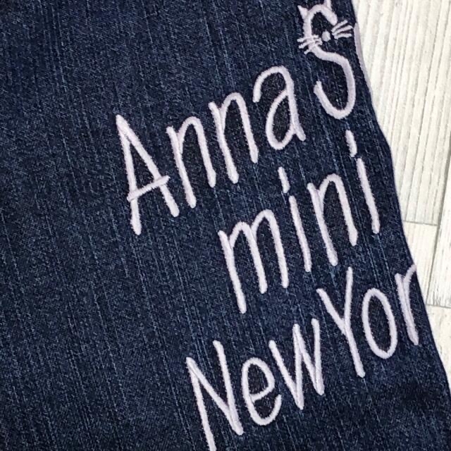 ANNA SUI mini(アナスイミニ)のAnna Sui mini アナスイミニ デニムパンツ 薄手 140 キッズ/ベビー/マタニティのキッズ服女の子用(90cm~)(パンツ/スパッツ)の商品写真