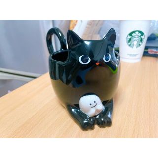 スターバックスコーヒー(Starbucks Coffee)のハロウィン2021マグブラックキャット296ml(グラス/カップ)