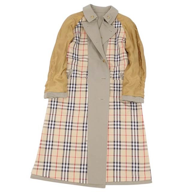 BURBERRY(バーバリー)のバーバリー コート トレンチコート レディース コットン アウター 古着 レディースのジャケット/アウター(ブルゾン)の商品写真