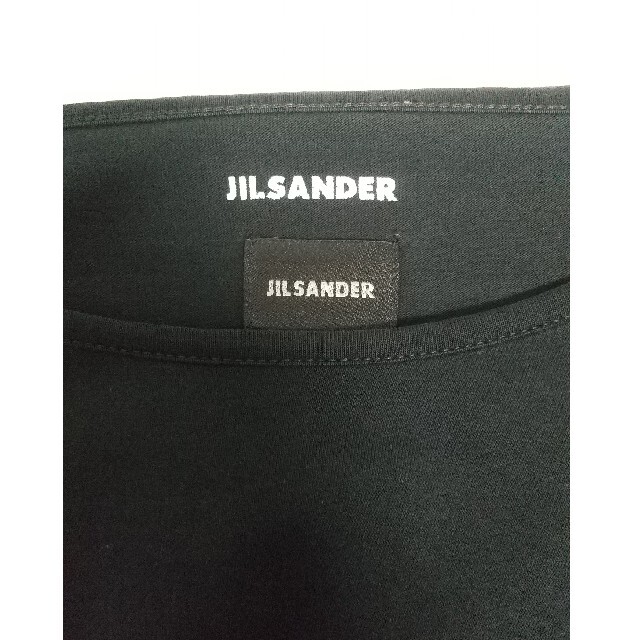 Jil Sander(ジルサンダー)のJIL SANDER ジル サンダー カットソー 黒 長袖Tシャツ メンズのトップス(Tシャツ/カットソー(七分/長袖))の商品写真