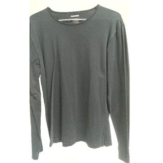 ジルサンダー(Jil Sander)のJIL SANDER ジル サンダー カットソー 黒 長袖Tシャツ(Tシャツ/カットソー(七分/長袖))