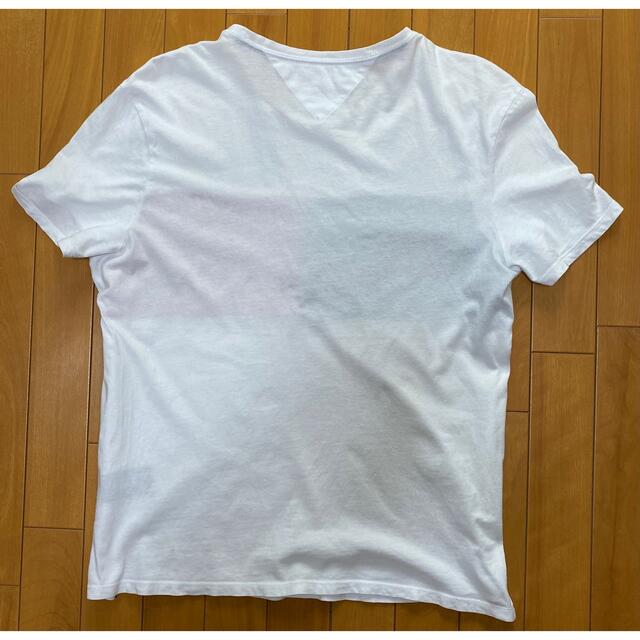 TOMMY HILFIGER(トミーヒルフィガー)のTOMMY HILFIGER ビッグロゴ デカロゴ 半袖Tシャツ(L)ホワイト白 メンズのトップス(Tシャツ/カットソー(半袖/袖なし))の商品写真