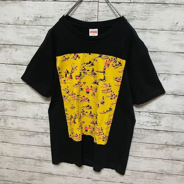 【即完売モデル】シュプリーム☆ビッグロゴ　定番カラー最高デザイン半袖Tシャツ美品