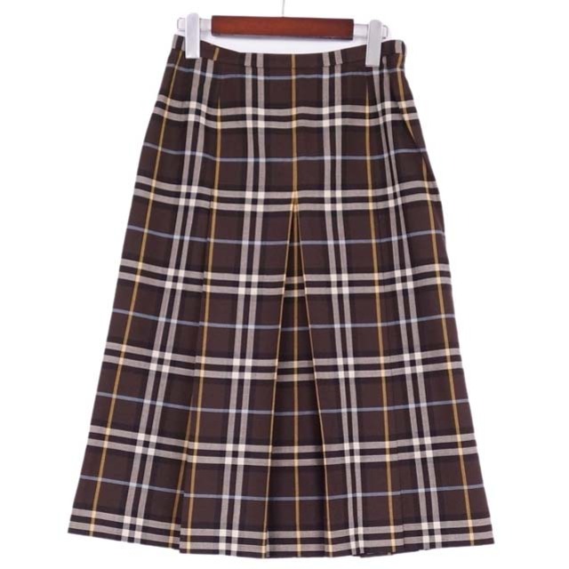 BURBERRY(バーバリー)のバーバリー ロンドン スカート ロングスカート プリース チェック レディース レディースのスカート(ひざ丈スカート)の商品写真