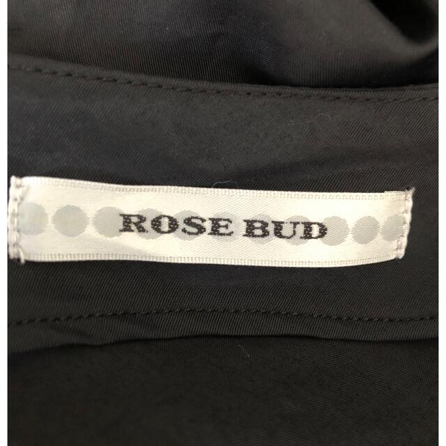 ROSE BUD(ローズバッド)のROSE BUDブラウス黒 レディースのトップス(シャツ/ブラウス(半袖/袖なし))の商品写真