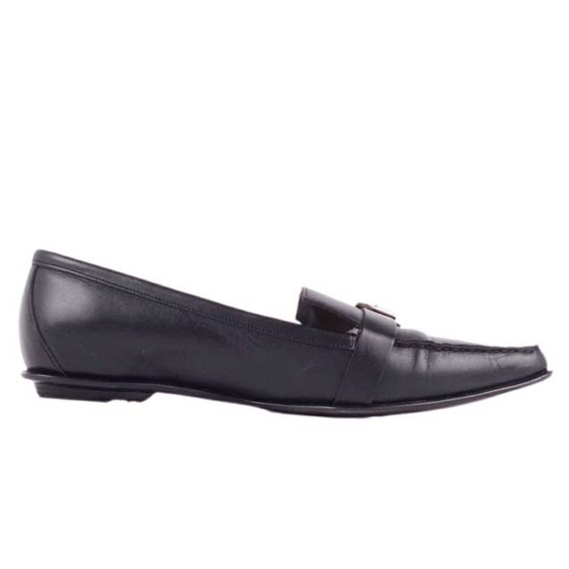 HERMES　エルメス　エナメル　パンプス　ローファー　お洒落　フラットシューズ HERMES - 美品 エルメス HERMES パンプス ローファー コン