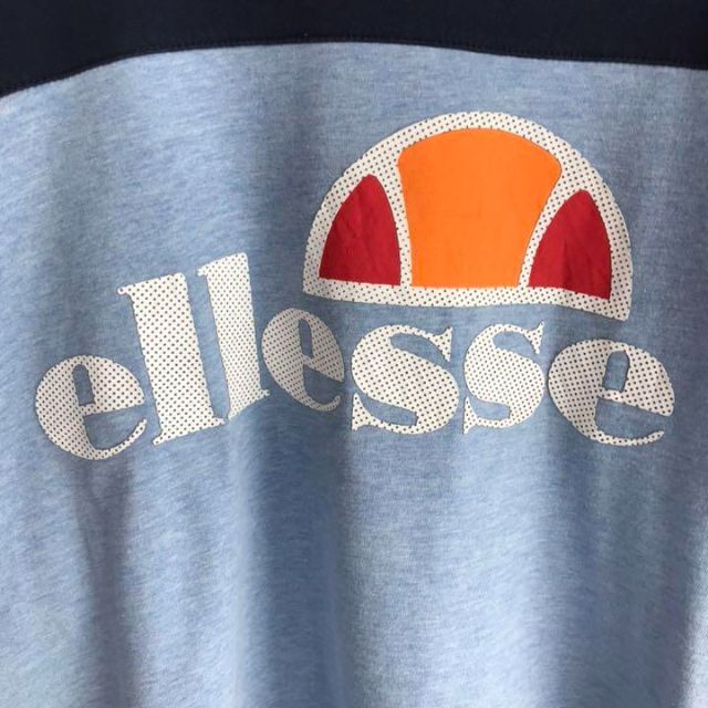 ellesse(エレッセ)の90’s Ellesse エレッセ　切り替え　ビックロゴ　Tシャツ メンズのトップス(Tシャツ/カットソー(半袖/袖なし))の商品写真