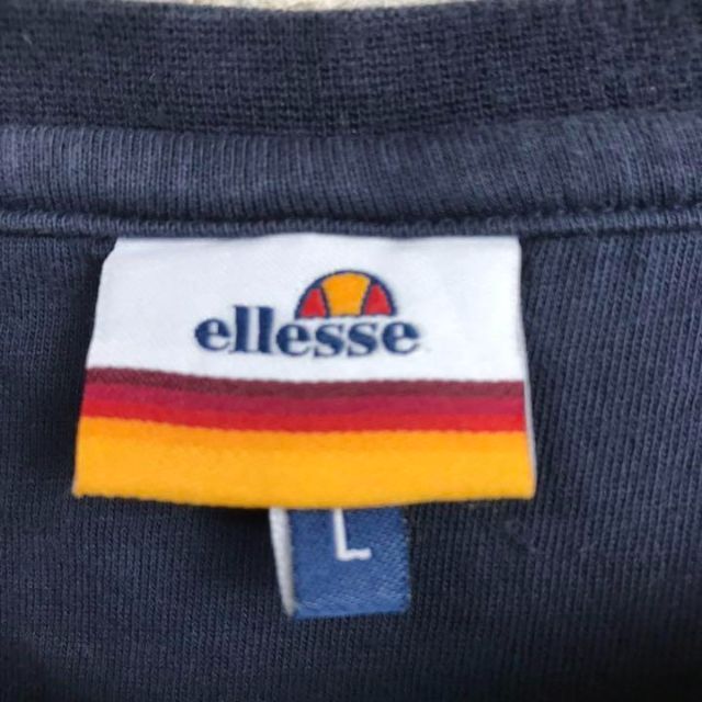 ellesse(エレッセ)の90’s Ellesse エレッセ　切り替え　ビックロゴ　Tシャツ メンズのトップス(Tシャツ/カットソー(半袖/袖なし))の商品写真