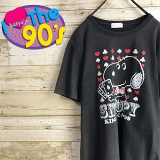 ピーナッツ(PEANUTS)の90’s Peanuts ピーナッツ　トランププリント　Tシャツ(Tシャツ/カットソー(半袖/袖なし))