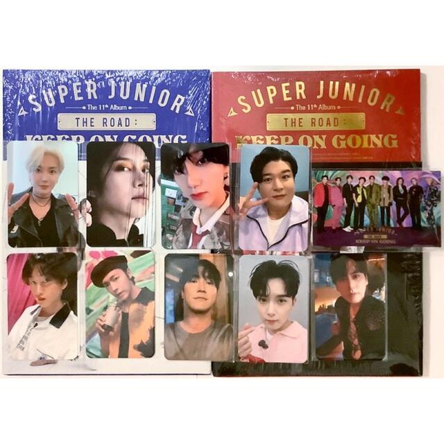 SUPER JUNIOR 'THE ROAD'+mu-mo特典トレカ 全9種