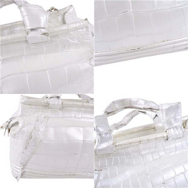 クロコダイル バッグ 2way トートバッグ ショルダーバッグ クロコダイル バッグ 2way トートバッグ ショルダーバッグ