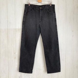 ラングラー(Wrangler)のラスラー RUSTLER ブラックデニム ジーンズ W36 メキシコ製(デニム/ジーンズ)