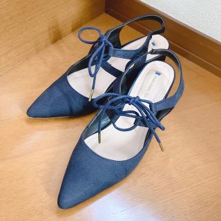 マリクレール(Marie Claire)のmarie claire bis バックベルトパンプス サンダル 22.5cm(ハイヒール/パンプス)