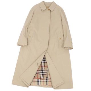 バーバリー(BURBERRY)のバーバリー ステンカラーコート バルマカーンコート ライナ付き レディース(ブルゾン)