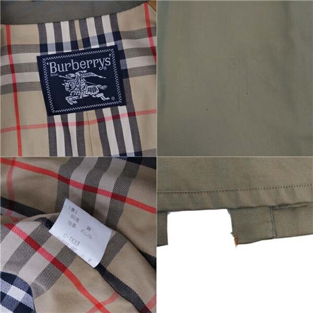 BURBERRY - バーバリー トレンチコート 裏チェック 綿100 BURBERRY - バーバリー トレンチコート 裏チェック 綿100