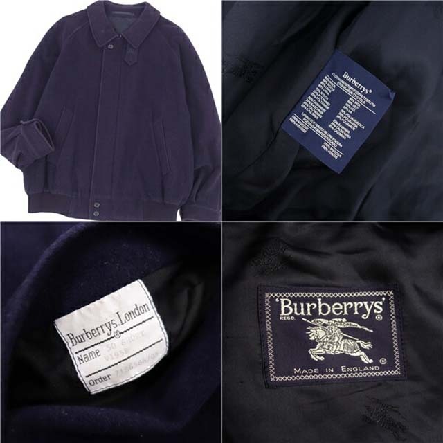 BURBERRY(バーバリー)のバーバリー ジャケット ブルゾン ウール 英国製 ジップアップ メンズ アウター メンズのジャケット/アウター(ステンカラーコート)の商品写真