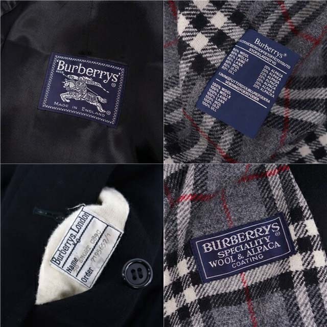 BURBERRY(バーバリー)のバーバリー コート 英国製 ウール アルパカ ステンカラー バルマカーンウター メンズのジャケット/アウター(ステンカラーコート)の商品写真