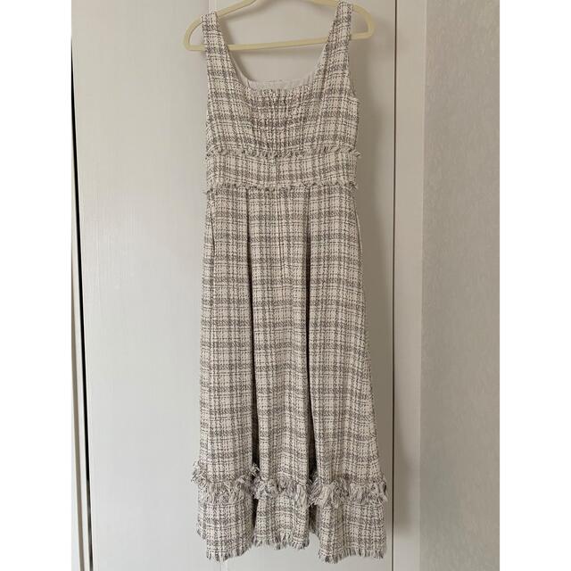 Her lip to Summer Tweed Midi Dress サイズM