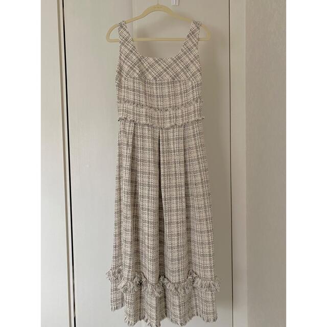 Her lip to Summer Tweed Midi Dress サイズM