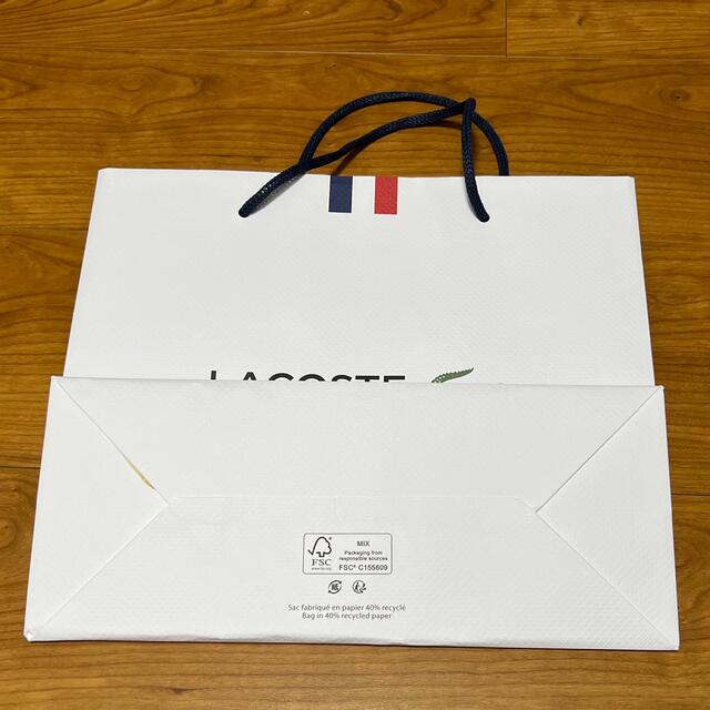 LACOSTE(ラコステ)のLACOSTE ラコステ　紙袋 レディースのバッグ(ショップ袋)の商品写真