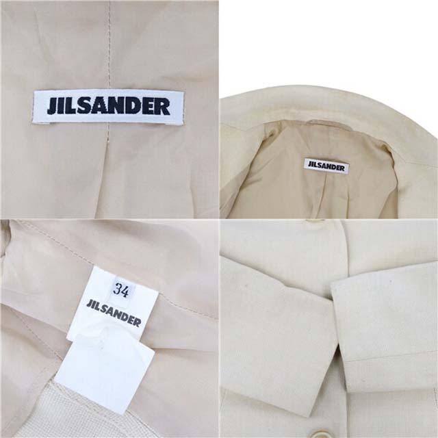 Jil Sander(ジルサンダー)のジルサンダー ジャケット シングル 3ボタン コットン 無地 レディース 上着 レディースのジャケット/アウター(ブルゾン)の商品写真