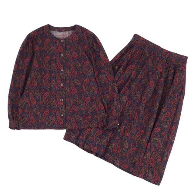 ポイント10倍】 Burberry シャツとスカートのセットアップ 総柄